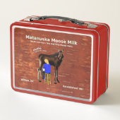 Matanuska Moose Milk Metall Brotdose (Rückseite)
