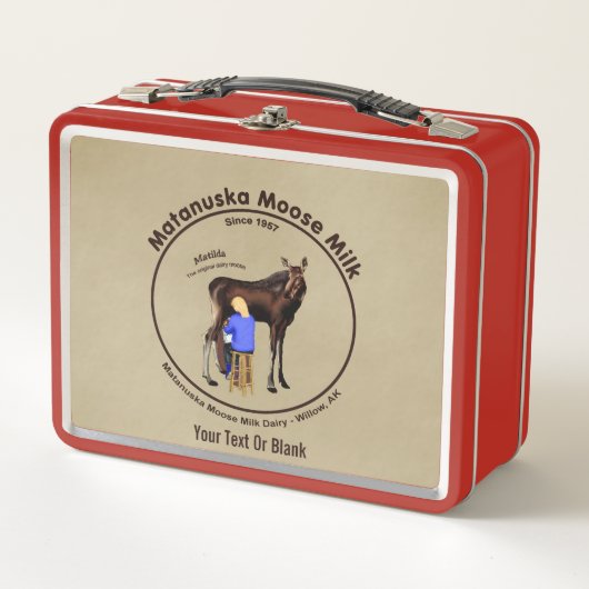 Matanuska Moose Milk Metall Lunch Box (Vorderseite)