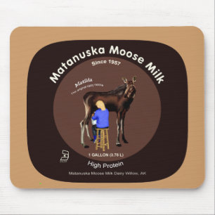 Matanuska Moose Milk Mousepad