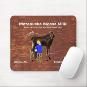 Matanuska Moose Milk Mousepad (Mit Mouse)