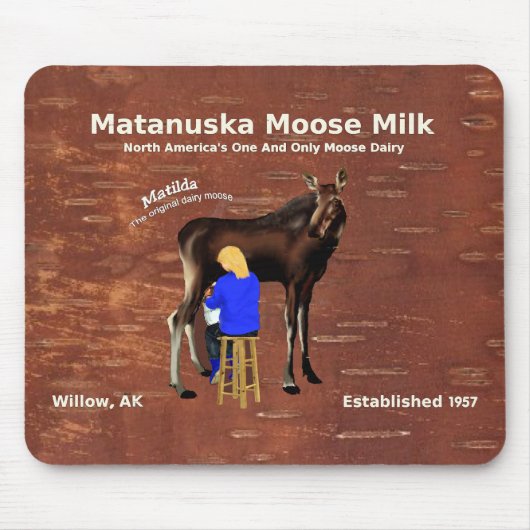 Matanuska Moose Milk Mousepad (Vorne)