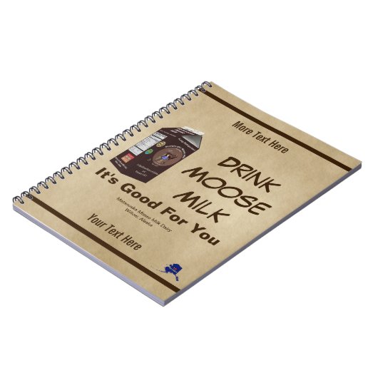 Matanuska Moose Milk Notizblock (Linke Seite)