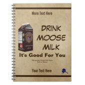 Matanuska Moose Milk Notizblock (Vorderseite)