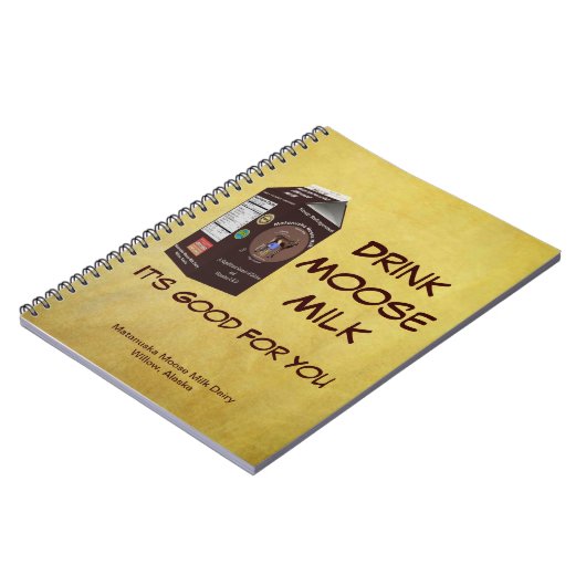 Matanuska Moose Milk Notizblock (Linke Seite)