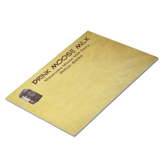 Matanuska Moose Milk Notizblock (angewinkelt)