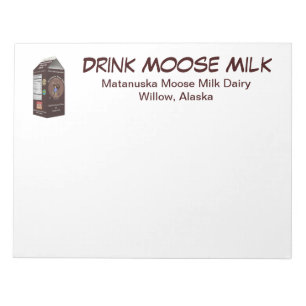 Matanuska Moose Milk Notizblock