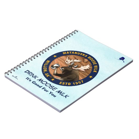 Matanuska Moose Milk Notizblock (Linke Seite)