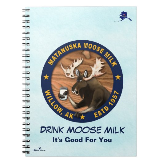 Matanuska Moose Milk Notizblock (Vorderseite)