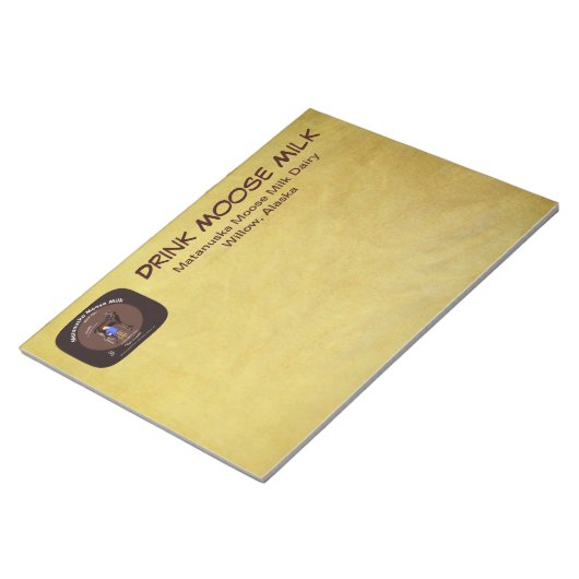Matanuska Moose Milk Notizblock (angewinkelt)