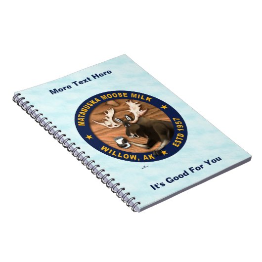 Matanuska Moose Milk Notizblock (Rechte Seite)