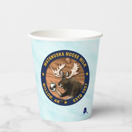 Matanuska Moose Milk Pappbecher (Vorderseite)