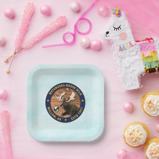 Matanuska Moose Milk Pappteller (Party)
