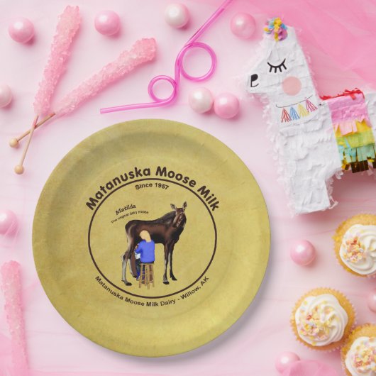 Matanuska Moose Milk Pappteller (Party)