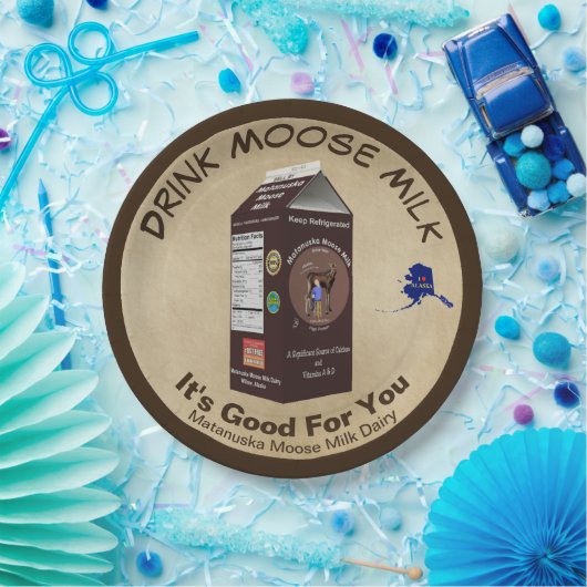 Matanuska Moose Milk Pappteller (Party)