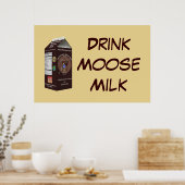 Matanuska Moose Milk Poster (Küche)