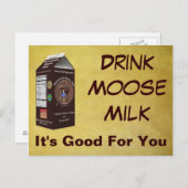 Matanuska Moose Milk Postkarte (Vorne/Hinten)