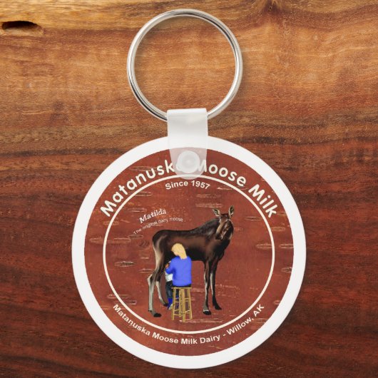 Matanuska Moose Milk Schlüsselanhänger (Vorderseite)