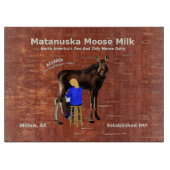 Matanuska Moose Milk Schneidebrett (Vorderseite)