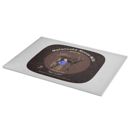 Matanuska Moose Milk Schneidebrett (Ecke)