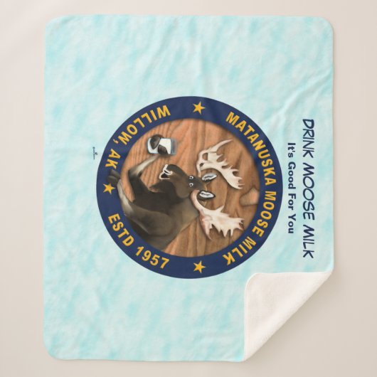 Matanuska Moose Milk Sherpadecke (Vorderseite)