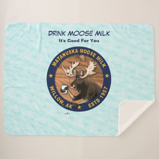 Matanuska Moose Milk Sherpadecke (Vorderseite (Horizontal))