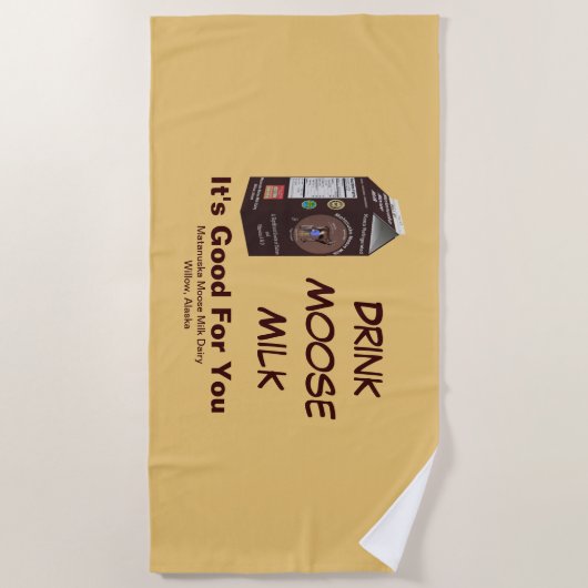 Matanuska Moose Milk Strandtuch (Vorderseite)