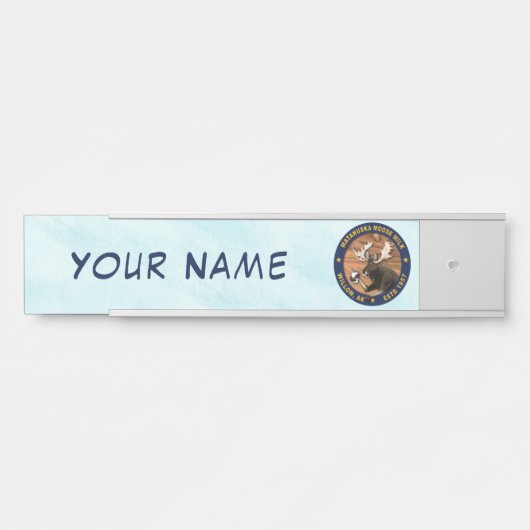 Matanuska Moose Milk Türschild (Vorderseite )