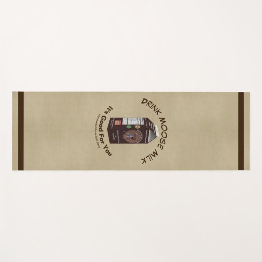 Matanuska Moose Milk Yogamatte (Vorderseite (Horizontal))