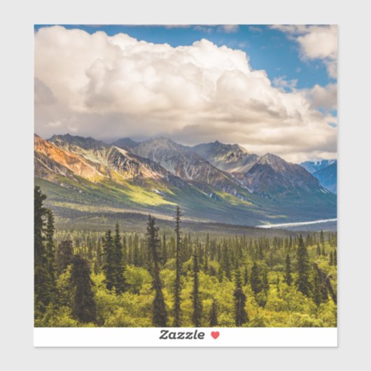 Matanuska-Tal, Südmitte Alaska #2 Aufkleber (Blatt)