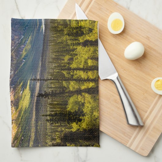 Matanuska-Tal, Südmitte Alaska #2 Geschirrtuch (Viertel Falte)