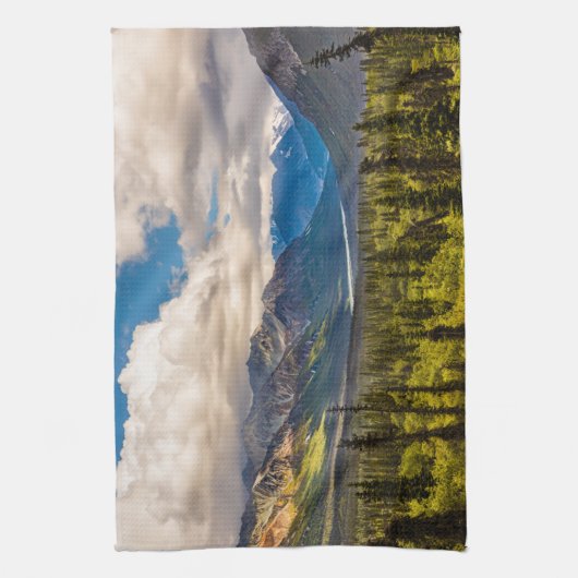 Matanuska-Tal, Südmitte Alaska #2 Geschirrtuch (Vertikal)