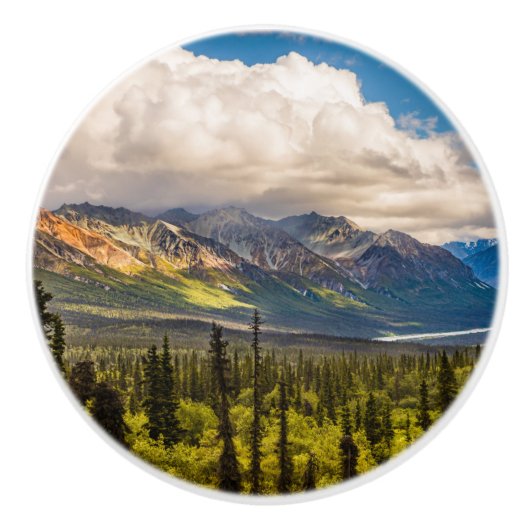 Matanuska-Tal, Südmitte Alaska #2 Keramikknauf (Vorderseite)