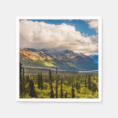 Matanuska-Tal, Südmitte Alaska #2 Serviette (Vorderseite)