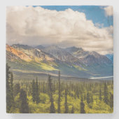 Matanuska-Tal, Südmitte Alaska #2 Steinuntersetzer (Vorderseite)