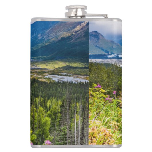 Matanuska-Tal, Südzentralalaska Flachmann (Rückseite)