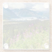 Matanuska-Tal, Südzentralalaska Glasuntersetzer (Rückseite)