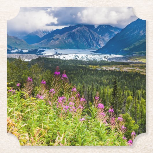 Matanuska-Tal, Südzentralalaska Untersetzer (Vorderseite)
