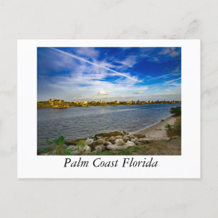 Matanzas River an der Palm Coast Florida Postkarte