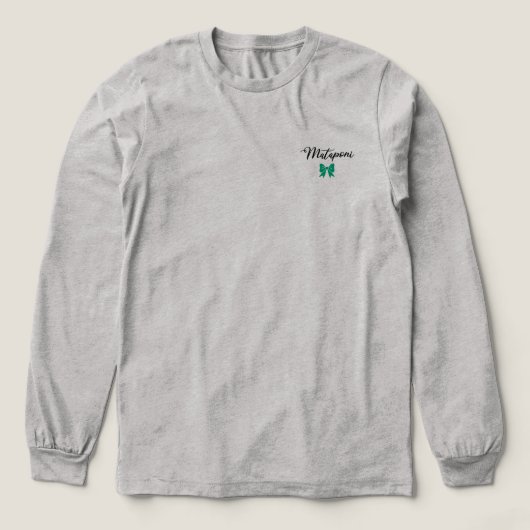 Mataponi Bow Shirt (Design Vorderseite)