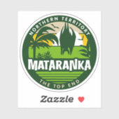 Mataranka, Aufkleber für das Nordterritorium Austr (Blatt)