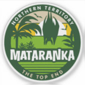 Mataranka, Aufkleber für das Nordterritorium Austr (Vorderseite)