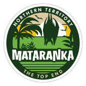 Mataranka, Aufkleber für das Nordterritorium Austr