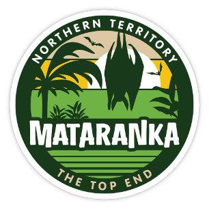 Mataranka, Aufkleber für das Nordterritorium Austr