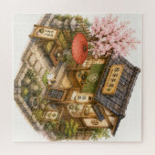 Matca Teeladen Wasserfarbe Puzzle (Horizontal)