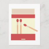 Match Book Postkarte (Vorderseite)
