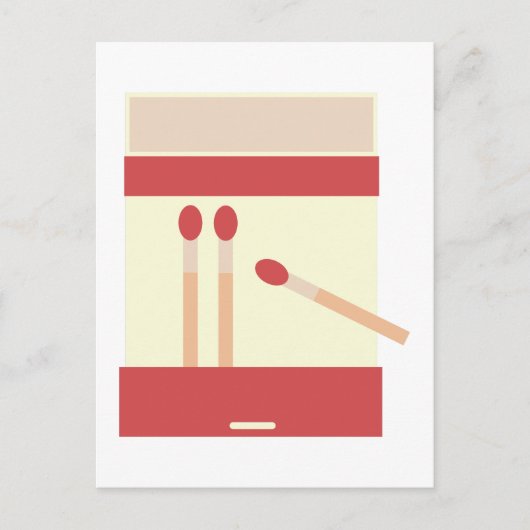 Match Book Postkarte (Vorderseite)