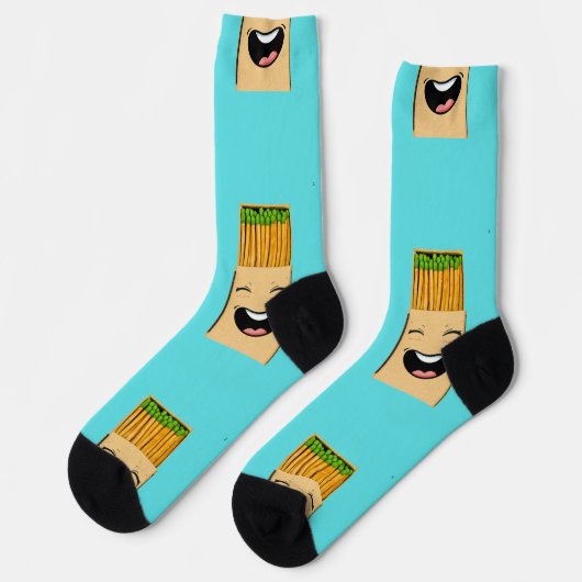 Match Boy Animes Design für Socken (Linkes Detail)