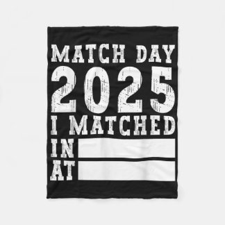 Match Day 2025 Medical School Residencial Medicine Fleecedecke