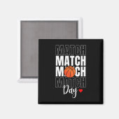 Match Day Basketball aktiv Magnet (Vorderseite/Rückseite)