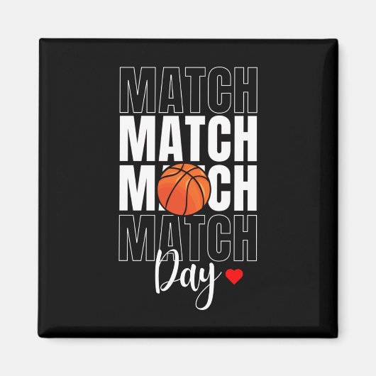 Match Day Basketball aktiv Magnet (Vorne)